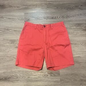 Red Casual Shorts